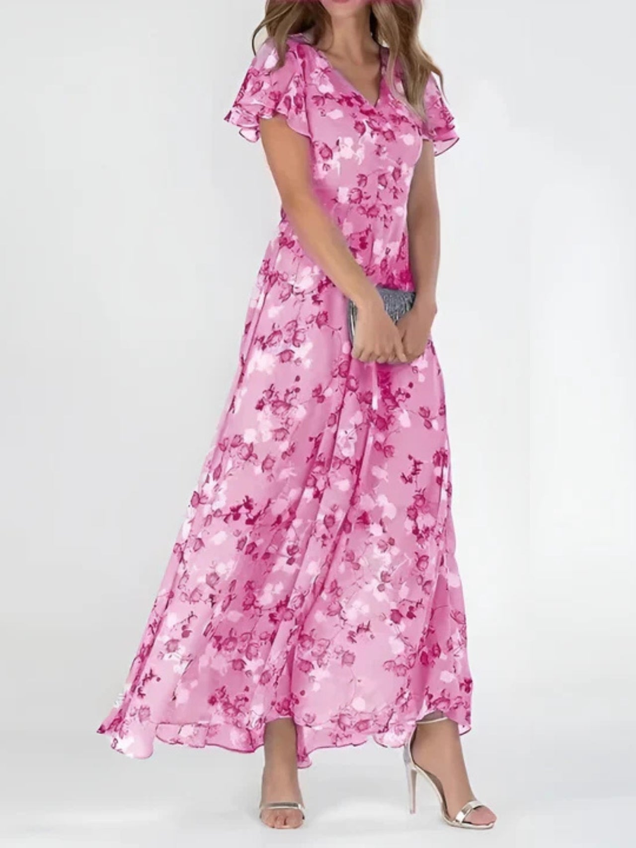 Halina | Elegant dress with tummy coverage