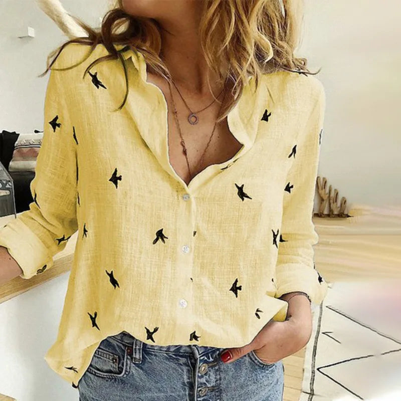 Artiselle | Kylie Cotton Long Sleeve Shirt Top