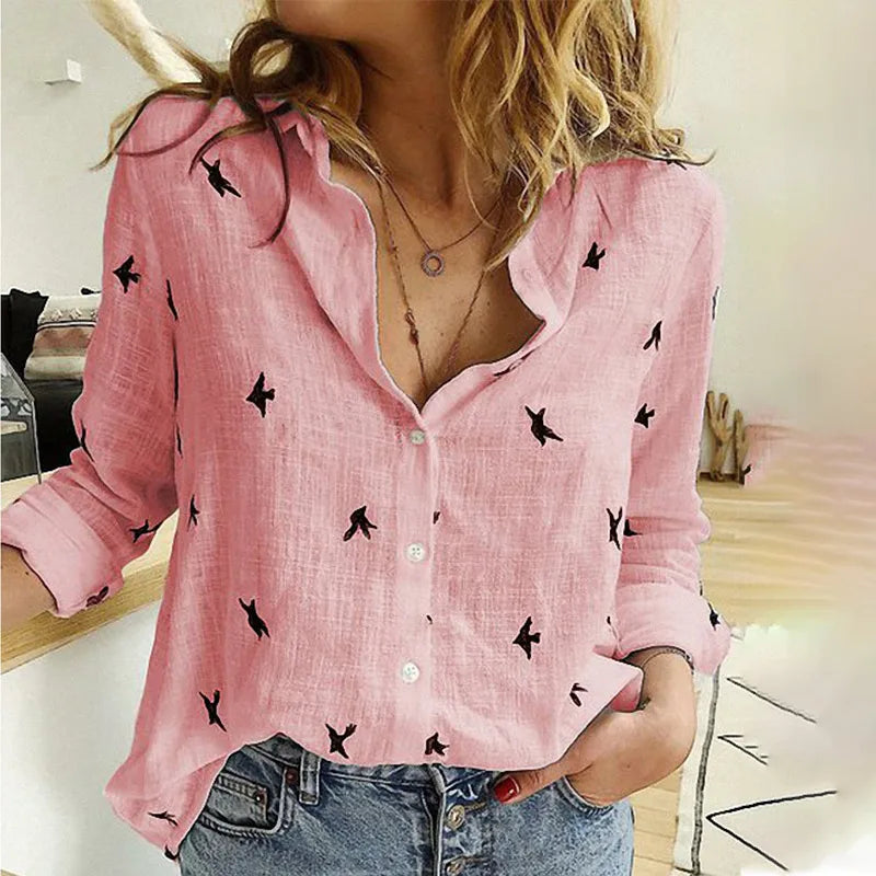 Artiselle | Kylie Cotton Long Sleeve Shirt Top