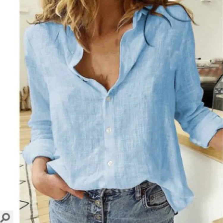 Artiselle | Kylie Cotton Long Sleeve Shirt Top