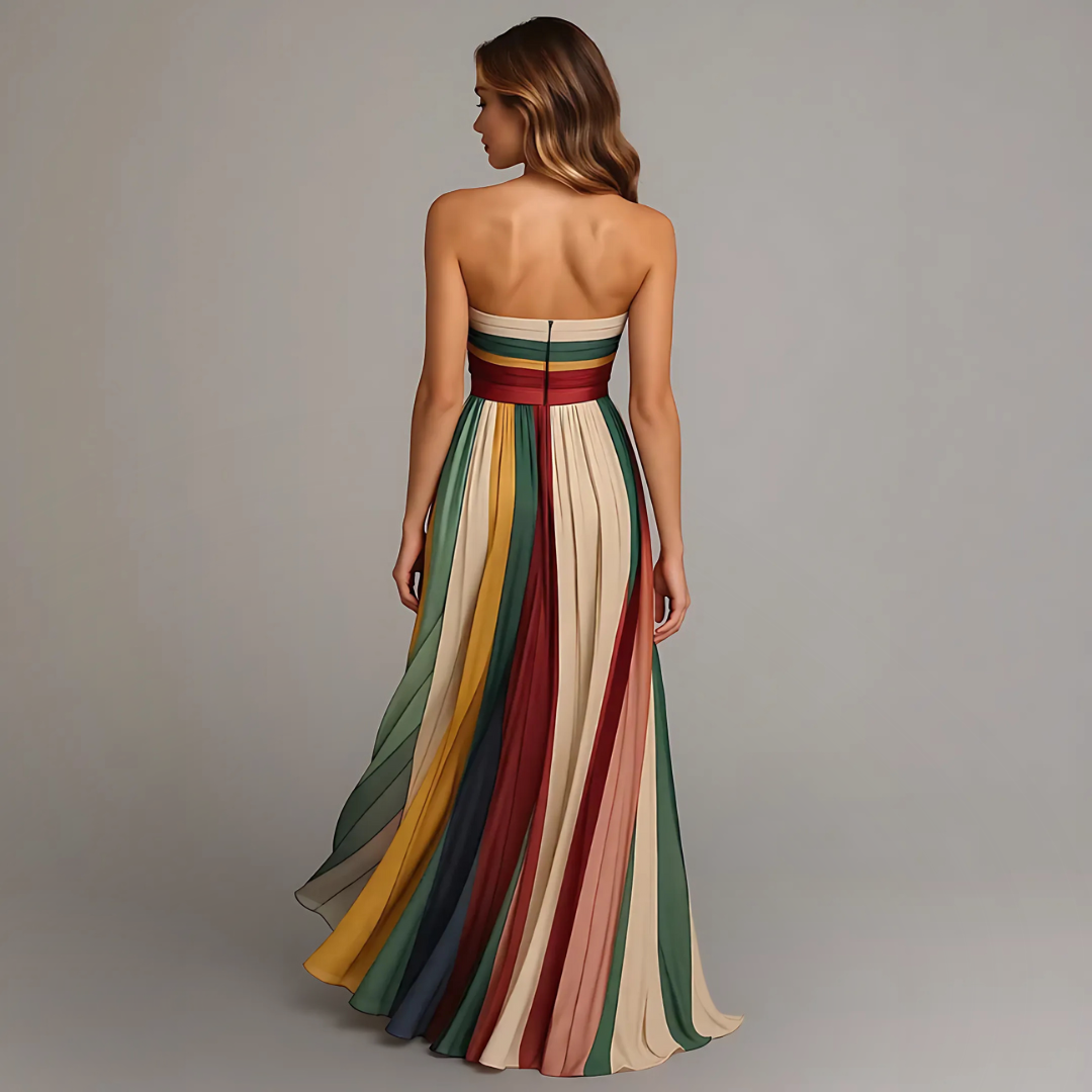 Fiorella | Sleeveless Colorful Dress