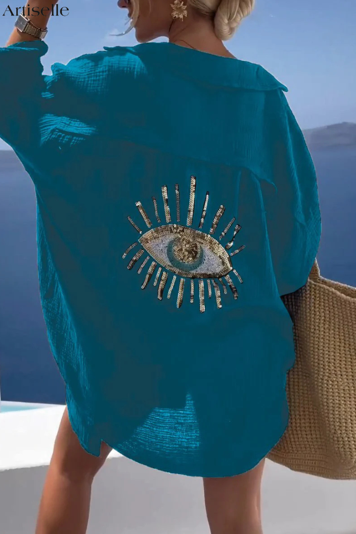 Scarlett | Luxe Beaded Casual Shirt