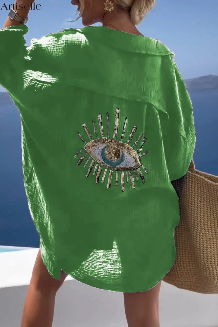 Scarlett | Luxe Beaded Casual Shirt