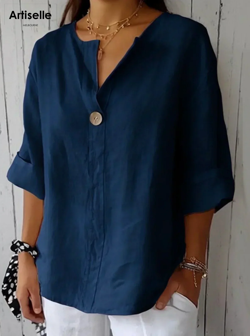 Nona | Casual V-Neck Blouse