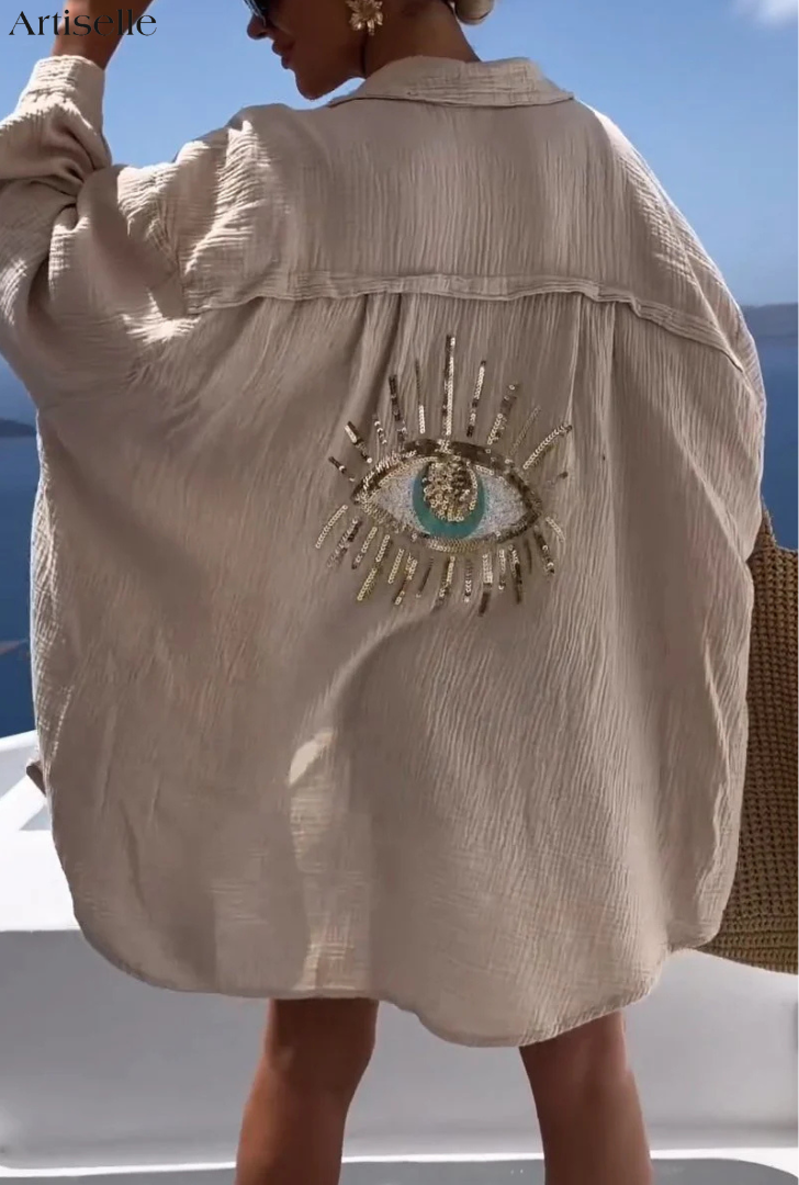 Scarlett | Luxe Beaded Casual Shirt