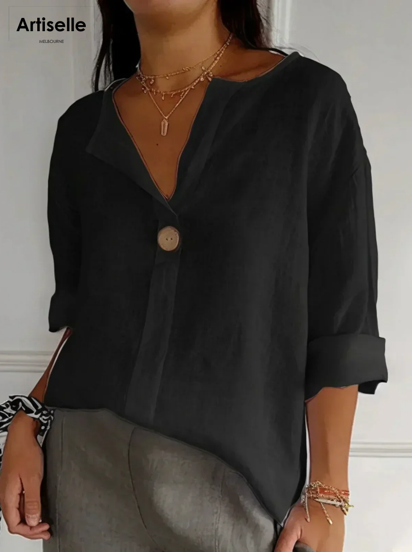 Nona | Casual V-Neck Blouse