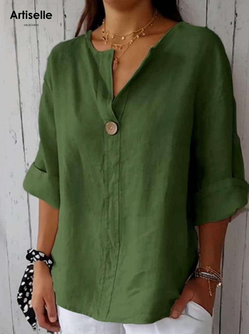Nona | Casual V-Neck Blouse