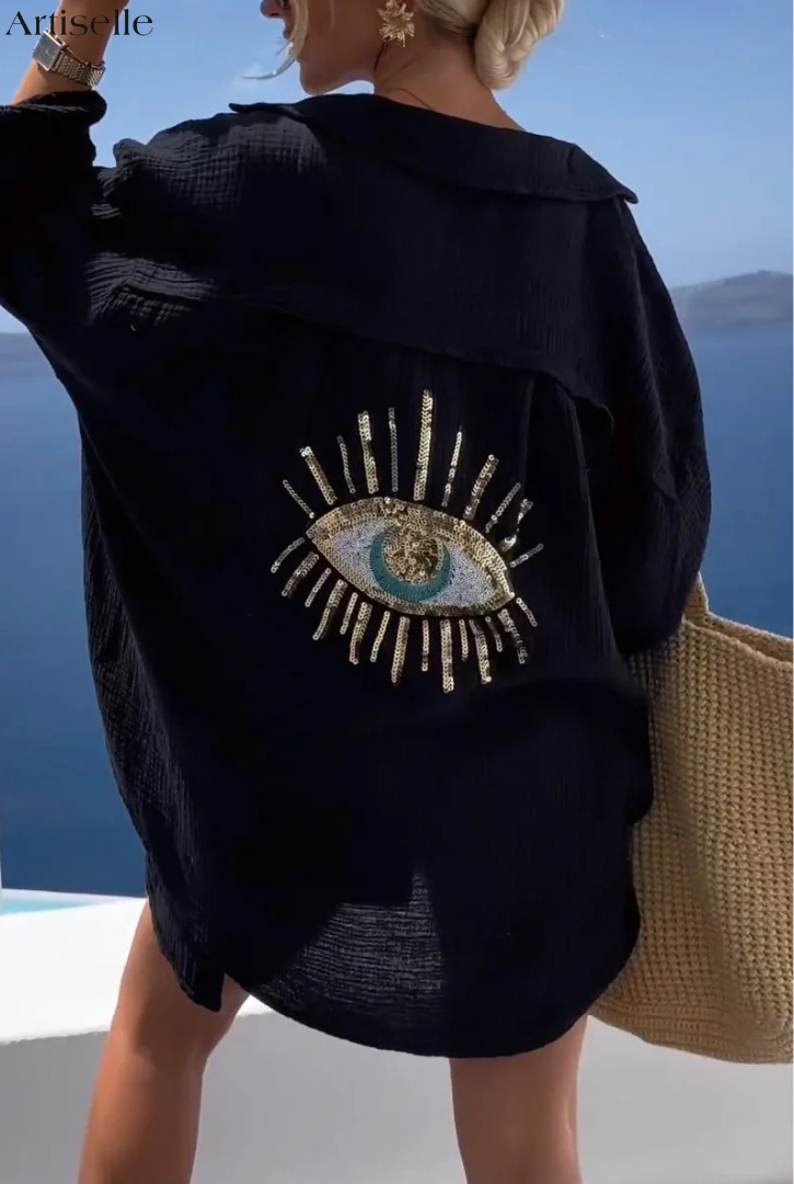 Scarlett | Luxe Beaded Casual Shirt