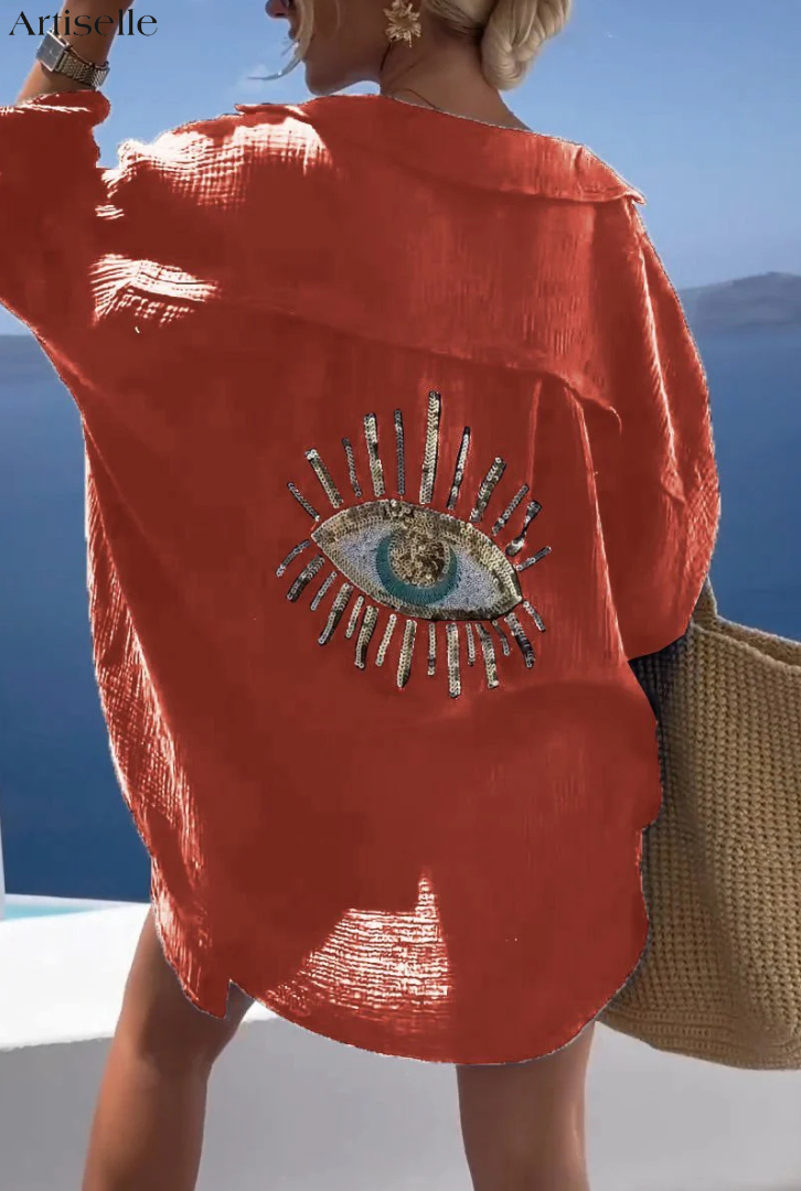 Scarlett | Luxe Beaded Casual Shirt