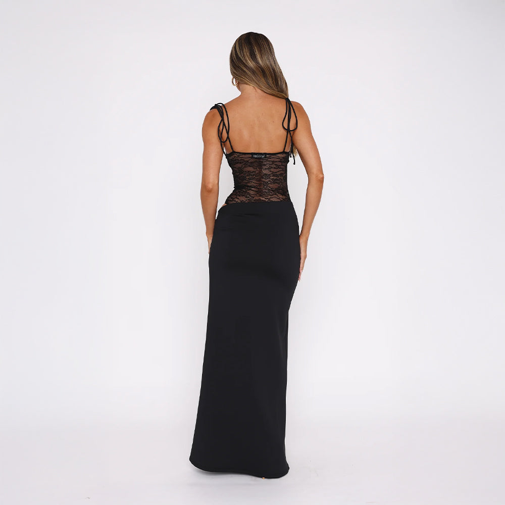 Jacqueline | Mesh Maxi Dress