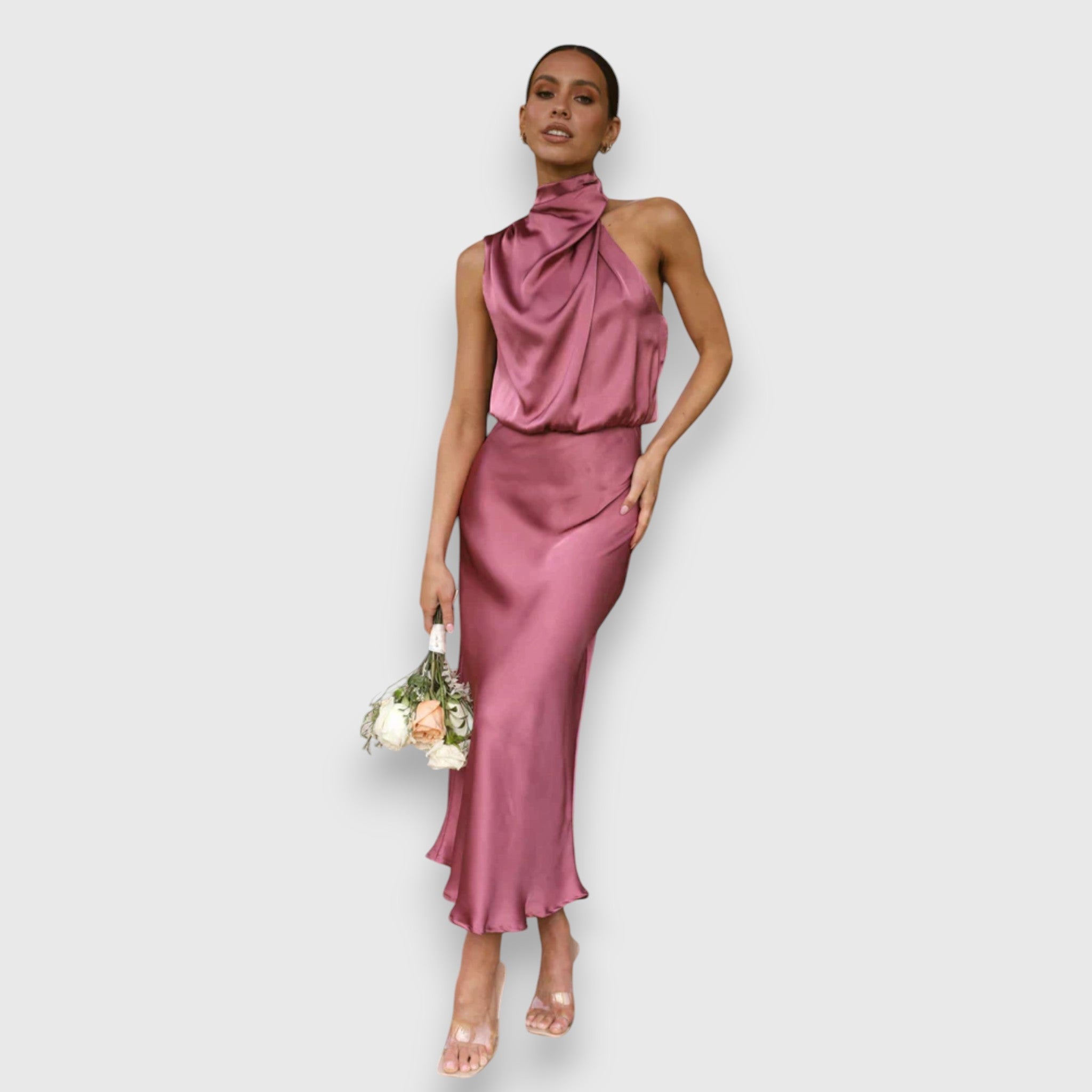 Belle | Shiny Maxi Dress