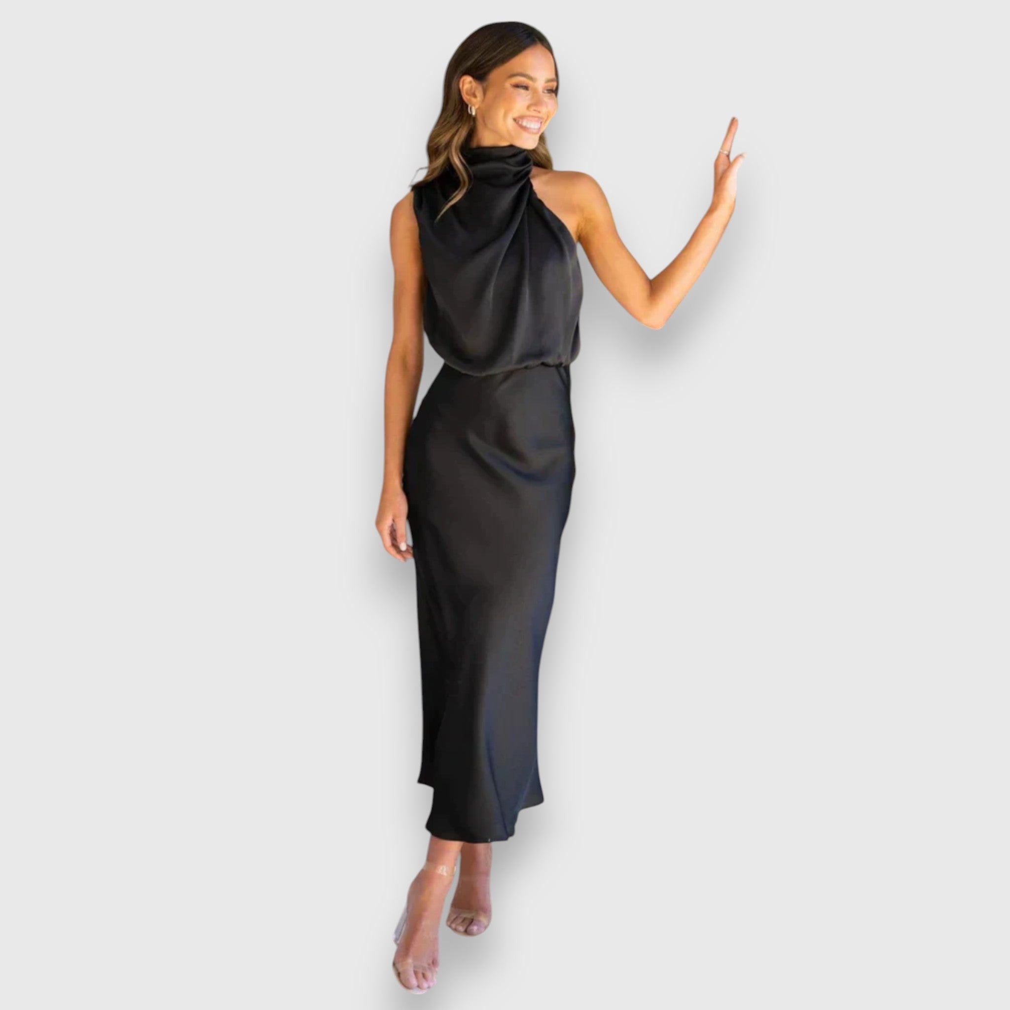 Belle | Shiny Maxi Dress