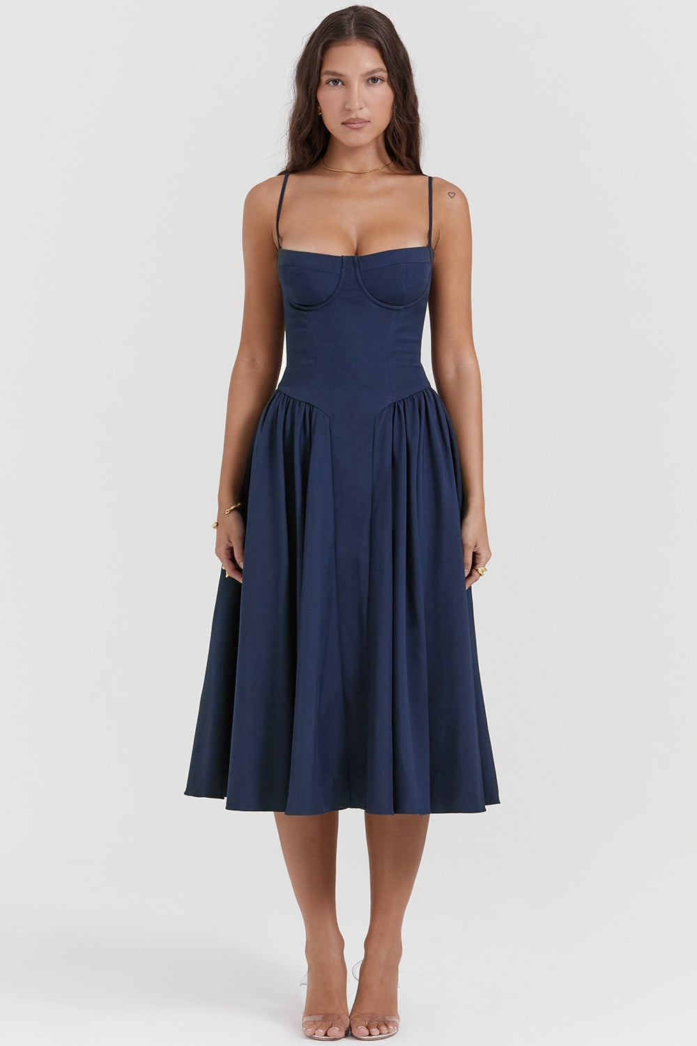 Celine | Corset Midi Dress